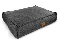 Topmast Orthopedisch Hondenkussen Riva - Extra Dik Matras - High Sensitive foam - Antraciet - Large - 120 x 80 x 27 cm