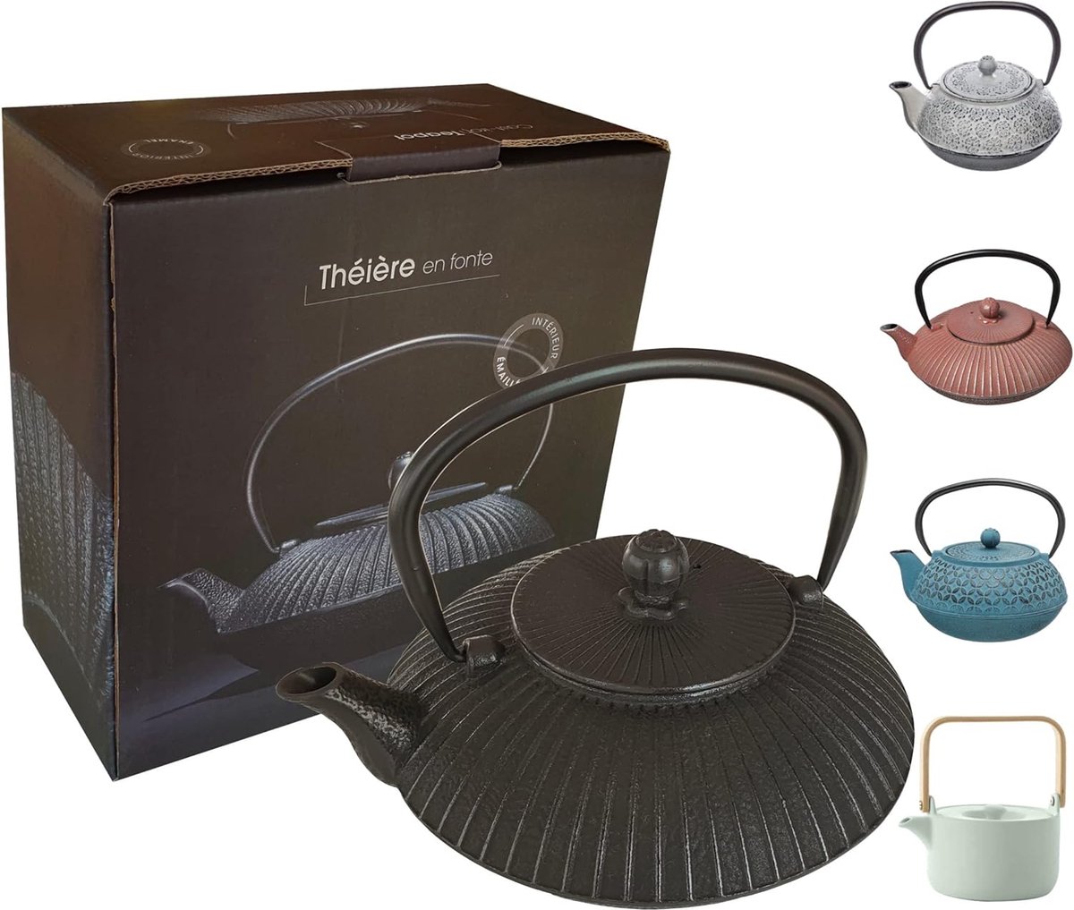 Théières Pour Théière En Fonte De Cuisinière 35 Oz-1000 Ml Service À Thé Japonais Avec Intérieur Théières Pour Théière En Fonte De Cuisinière 35 Oz-1000 Ml Service À Thé Japonais Avec Intérieur