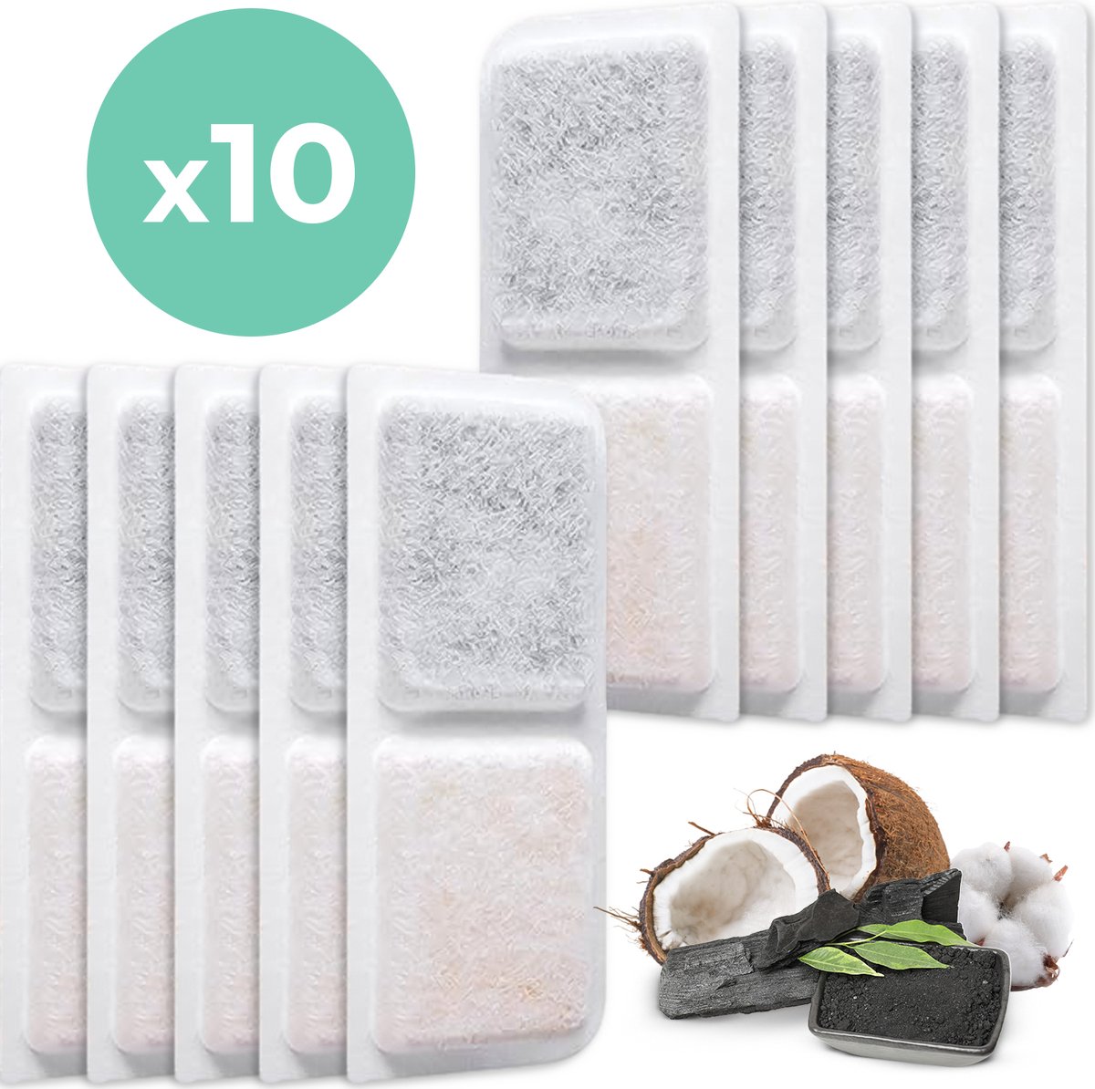 By Fredge Drinkfontein Filters 4 stuks - 4 Filters Geschikt Voor De By