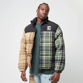 Karl Kani KK Og Flannel Block Puffer Jacket multicolor - Maat XL