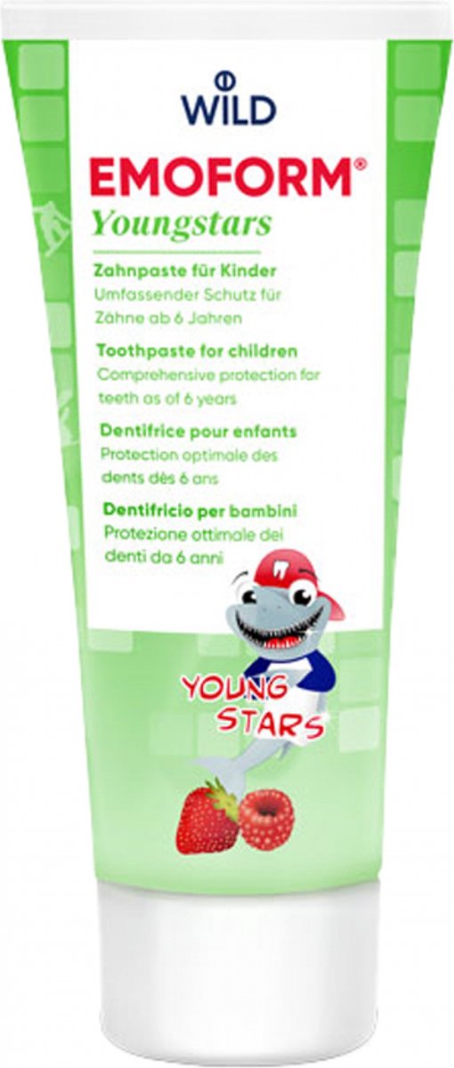 Wild Emoform Youngstars Tandpasta Voor Kinderen Vanaf 6 Jaar 75 ml