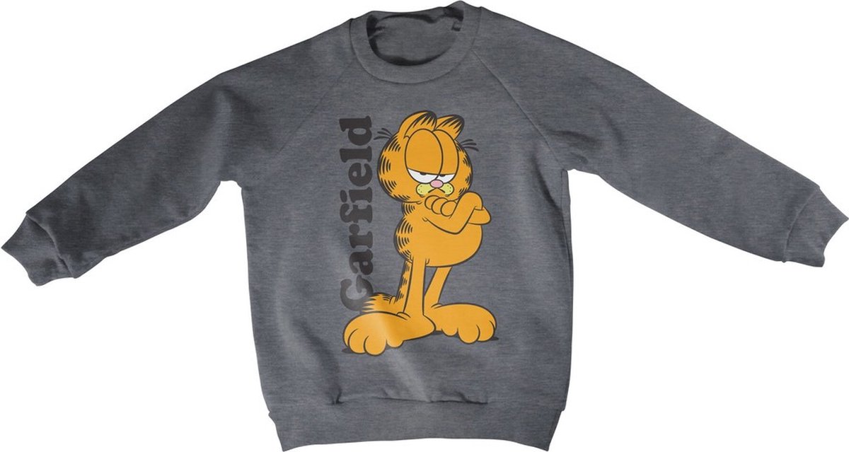 Garfield Kids Sweatshirt Kinder Dark-Heather-8 Jahre