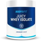 Bol.com Body & Fit Juicy Whey Isolate - Clear Whey Protein - Proteine Poeder - Proteine Ranja - Eiwit Limonade - Lingonberry - 5... aanbieding