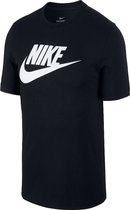 T-Shirt Homme Nike Nsw Icon Futura - Noir / (Blanc) - Taille XL