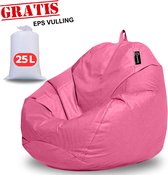 Casacomfy Zitzak+(Gratis EPS 25 LT) Volwassenen & Kinderen - Pear Original - Roze