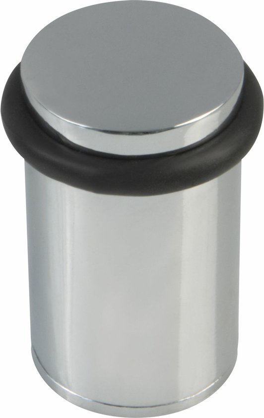 Amig - Deurknopset - Verchroomd messing - 18,5 x 8 cm - Inclusief sluiting - Privacyfunctie - Noodvergrendeling aan de buitenkant en slot aan de binnenkant - Deur van 35-45 mm