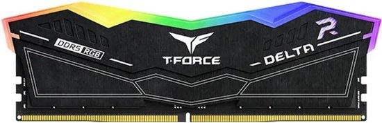 Team Group T-Force Delta RGB - Geheugen - DDR5 - 32 GB: 2 x 16 GB - 288-PIN - 8000 MHz - PC5-64000 - CL38 - 1.45V - On-Die ECC - XMP 3.0 - zwart