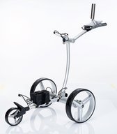 Golfted - Elektrische golftrolley - GT-AR ALUMINIUM SILVER Elektrische golftrolley met AFSTANDBEDIENING en inclusief 10 accessoires (opvouwbaar)