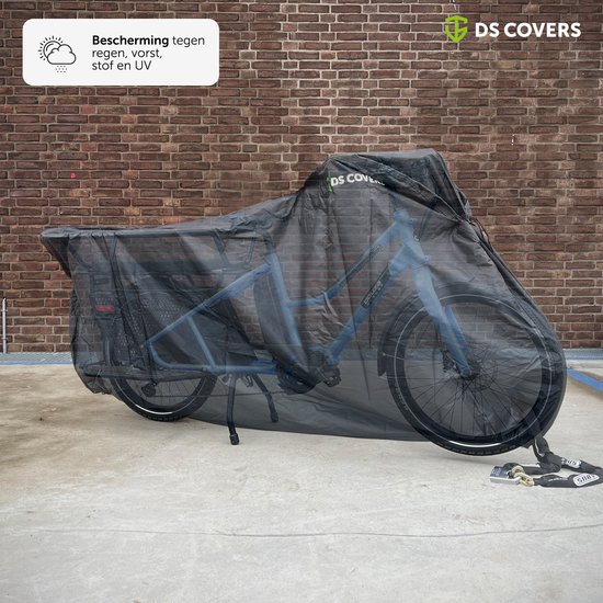 CARGO LONGTAIL bakfietshoes van DS COVERS - Outdoor - Waterdicht - UV bescherming - 300D Oxford - geschikt voor Longtail 2 wielers - Incl. Opbergzak van DS COVERS — afbeelding 5