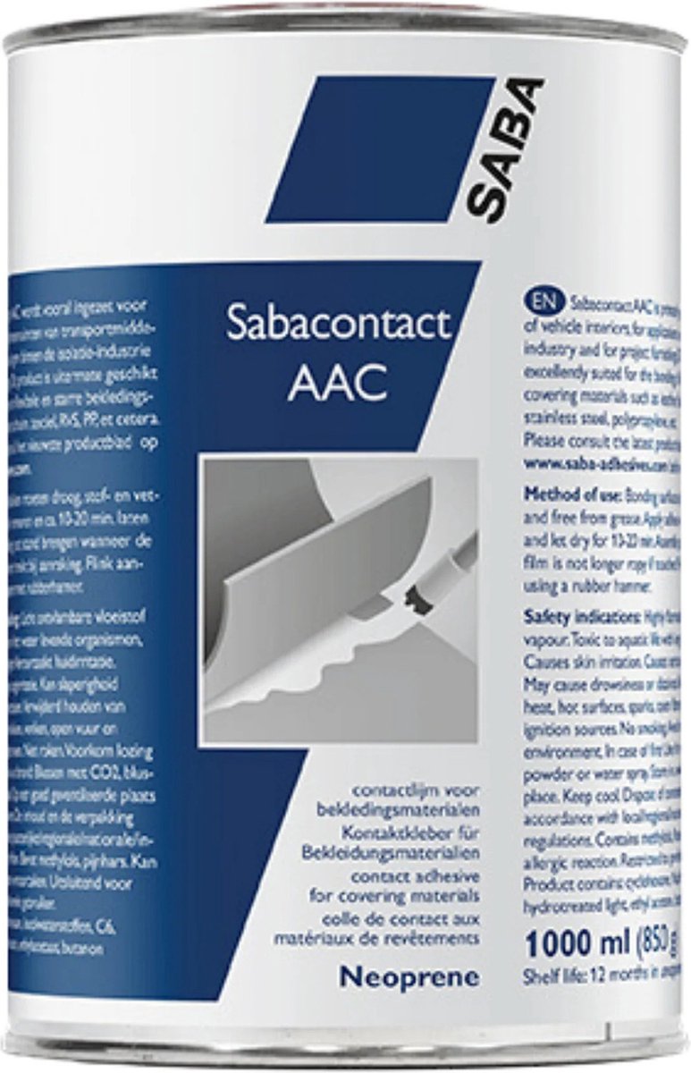 SABA Contact 1L - Contact AAC - Stoffeerlijm - Textiel, Schuimrubber - Snelle levering!