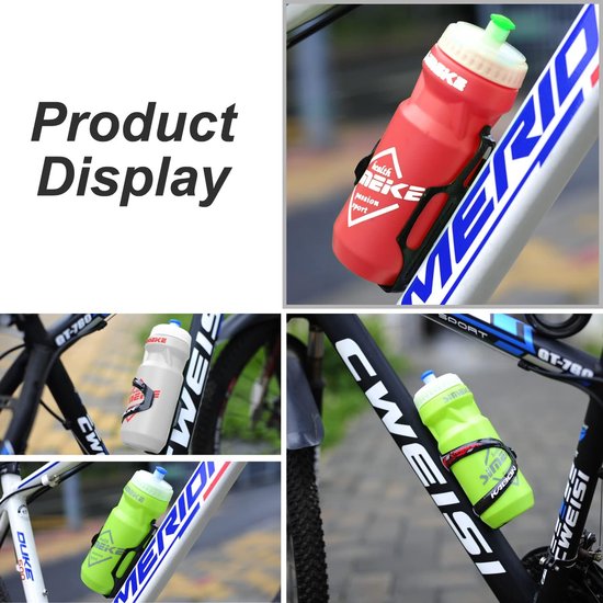 Fiets flessenhouder, ultralicht, 3K carbon fietsen, waterfleshouder, drankhouder voor outdooractiviteiten — afbeelding 2