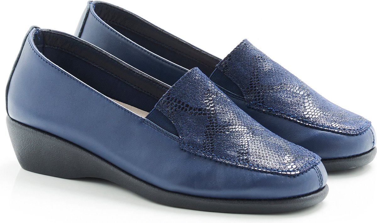 Damart - Soepele mocassins - Dames - Blauw - 39