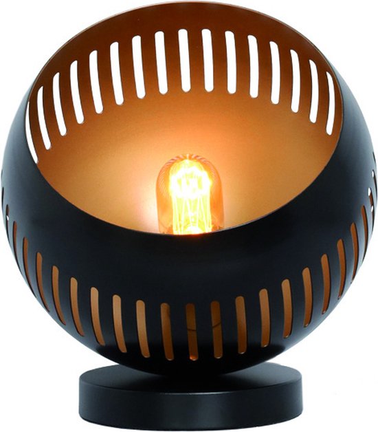 Tafellamp Globo Zwart - Goud Ø 24cm E27