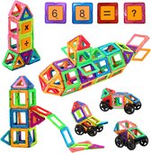 Magnetische Bouwblokken 68x stuks , Magnetisch Speelgoed Kinderen Magnetische Bouwstenen Montessori Speelgoed Educatieve Games Geschenk voor Kinderen