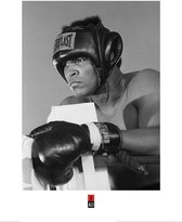 Kunstdruk Muhammad Ali Training 60x80cm