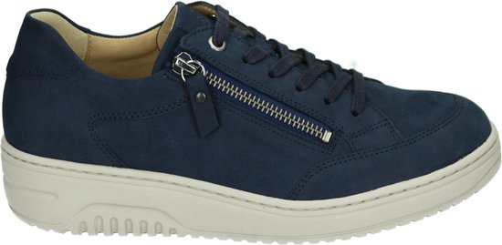 Hartjes 162.1703/20 - Dames veterschoenen - Kleur: Blauw - Maat: 38.5