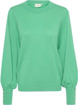 Kaffe Trui Kalizza Round Neck Knit Pullov 10508681 165825 Gumdrop Green Dames Maat - L