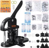 button machine button maker machine 25/32/58 mm, badge punch press, button press, DIY badge press machine button badge maker voor gepersonaliseerde badges inclusief magisch boek