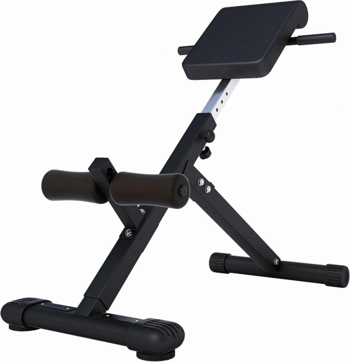 Gorilla Sports Buiktrainer - Rugtrainer - Inklapbaar - Verstelbaar - Zwart - Core trainer