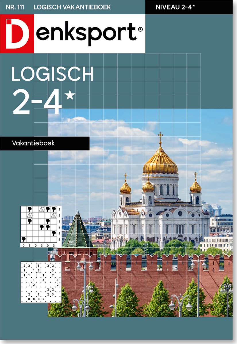 Denksport Puzzelboek Logisch 2-4* vakantieboek, editie 111 - Denksport
