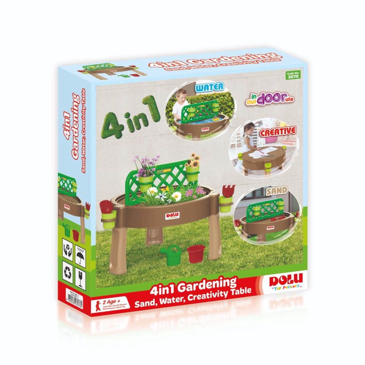 Dolu Gardening 4-in-1 Zand- en Watertafel — afbeelding 9