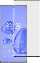 Screen Protector Geschikt Voor Samsung Galaxy S22 Ultra - Solidenz Edge Glue 3D - Volledig Dekkend - Fingerprint Compatible - Tempered Glass - Vingerscanner 100% Werkend - Screenprotector S22 Ultra