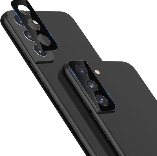 Geschikt Voor Samsung Galaxy S21/S21 Plus Camera Lens Protector - Solidenz Camera Protector - S21/S21 Plus Cameralens Protector - Gehard Glas - Zwart