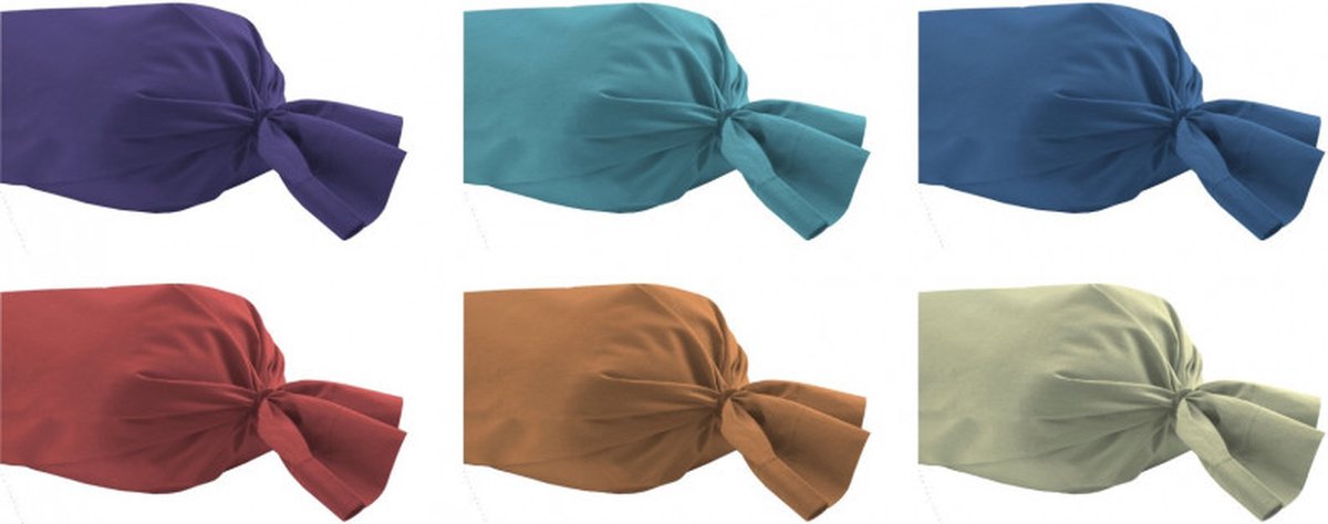 Univers Décor - Bolster overtrek - 45 x 185 cm - 100% Katoen - 57 thread count - Pruim