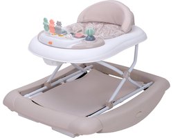 Product: Topmark Jean - loopstoel - Inklapbare Babywalker - Schommelfunctie - Duwfuntie - incl. speelblad - Zand, van het merk Topmark