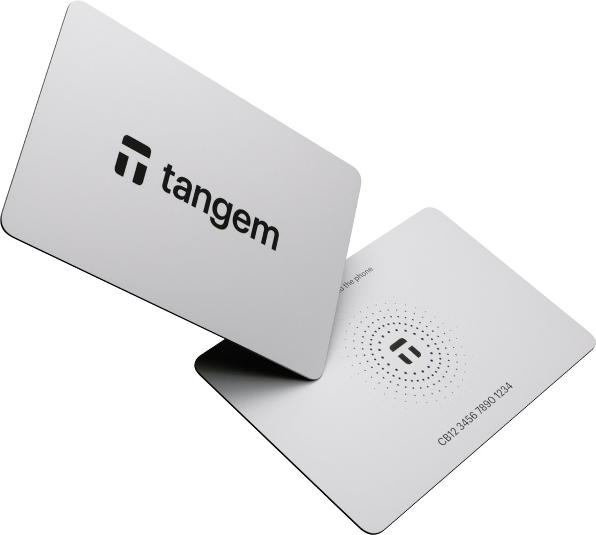 Tangem Wallet - 2 kaarten - Limited Edition - Hardware Wallet - NFC - Wit - Tangem