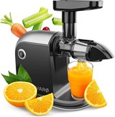 Slowjuicer voor Groenten en Fruit - Sapcentrifuge - Fruitpers - Slow Juicer voor Thuis - Zwart - Top Kwaliteit