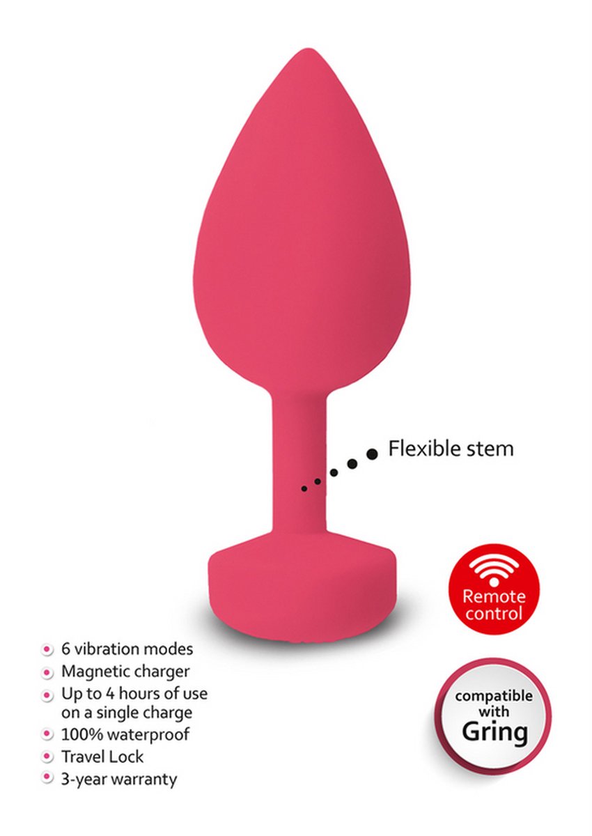 Goedkoopste G-Vibe Gplug Butt Plug Small - Neon Roze