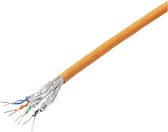 TRU COMPONENTS TC-11008844 Câble réseau CAT 6A S/FTP 4 x 2 x 0,24 mm² Oranje 305 m