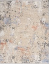 Vloerkleed Nourison Abstract Hues Beige Grey ABH01 - maat 66 x 366 cm