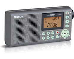 Tecsun M601 FM radio met recorder - bluetooth en audio speler