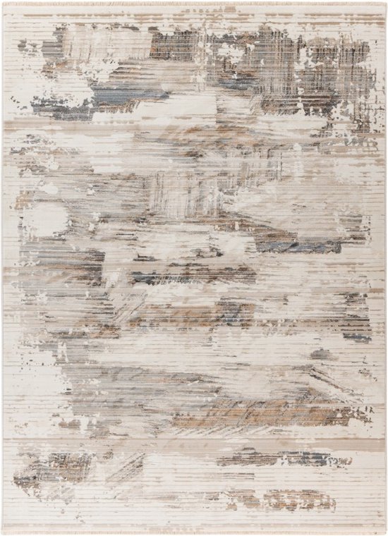 Lalee Prime | Modern Vloerkleed Laagpolig | Beige | Tapijt | Karpet | Nieuwe Collectie 2024 | Hoogwaardige Kwaliteit | 80x150 cm
