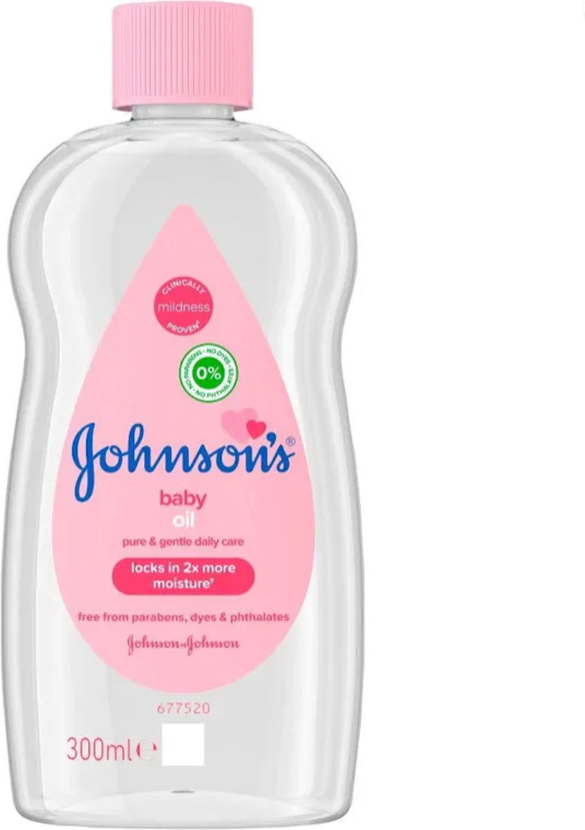 JOHNSONS - BABY OIL 300ML