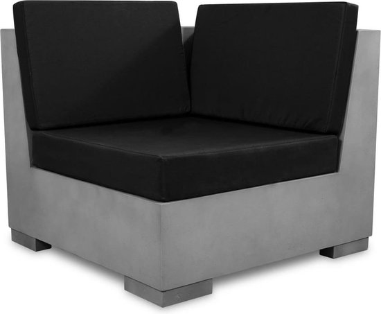 LAPOOH 2-delige sofaset met zwarte kussens van kunstleer, bankset voor LAPOOH 2-delige sofaset met zwarte kussens van kunstleer, bankset voor