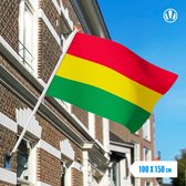 Vlag Carnaval Limburg rood/geel/groen 100x150cm - Spunpoly