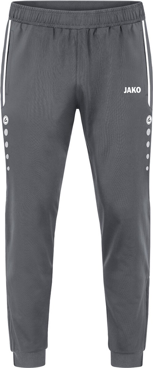 Jako - Polyester Pants Challenge - Grijze Trainingsbroek-S