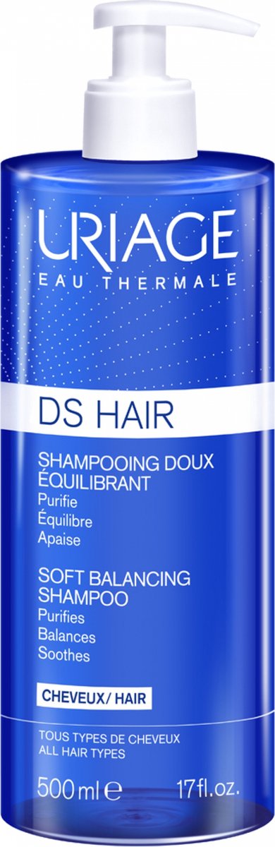 Uriage DS HAIR Gentle Balancing Shampoo 500 ml