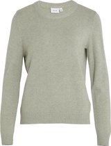 VILA VIRIL O-NECK L/S KNIT TOP - NOOS Dames Trui - Maat XS