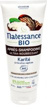 Natessance Après-Shampooing Ultra Nourrissant au Beurre de Karité et à la Kératine Végétale Bio 200 ml