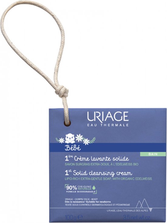 Uriage Bébé Crème Lavante Solide Solid Cleansing Cream Zeep 100gr