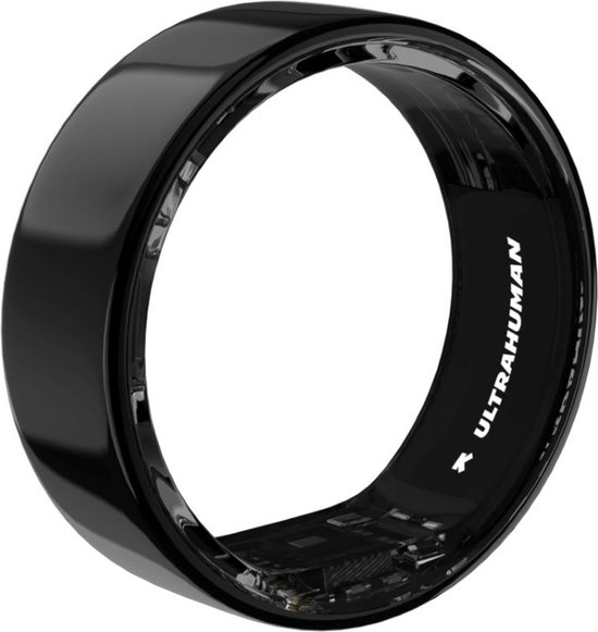 Foto: Ultrahuman ring air aster black ringmaat 10 smart ring slaap tracking hartslag temperatuur monitoring volg slaap beweging herstel