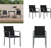 vidaXL Chaises de jardin 2 pcs avec coussins 56x59x84 cm Polyrotin Noir - Chaise de jardin - Chaises de jardin - Chaise de Jardin - Chaise d'extérieur