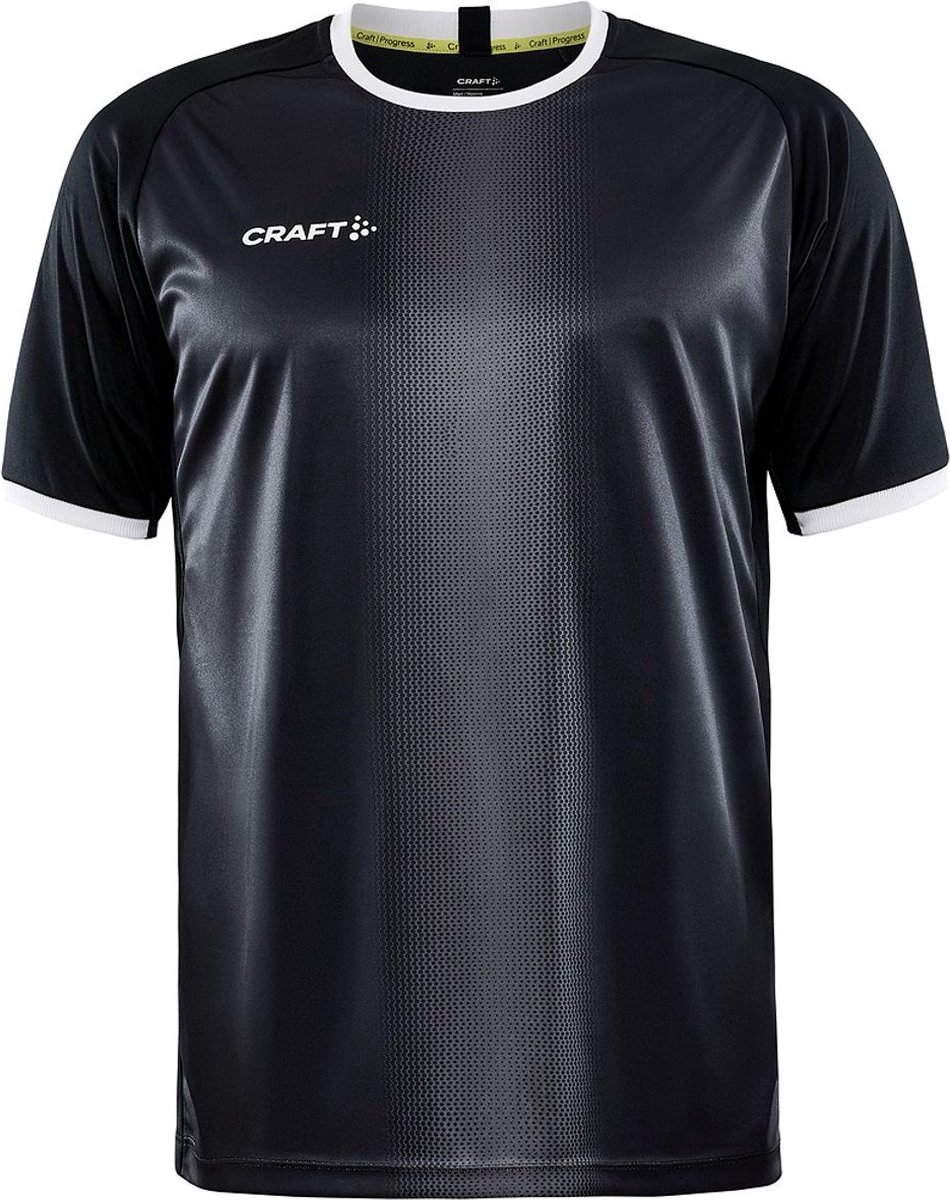 Craft Progress 2.0 Shirt Korte Mouw Heren - Zwart / Wit | Maat: S