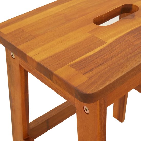 Kruk 2-staps 40x38x50 cm massief acaciahout kopen