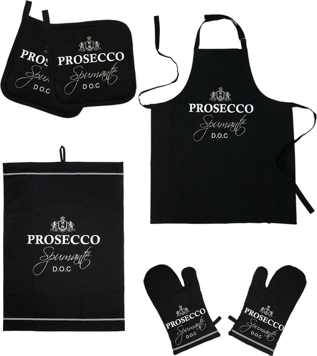theedoek wijn prosecco 50x70cm