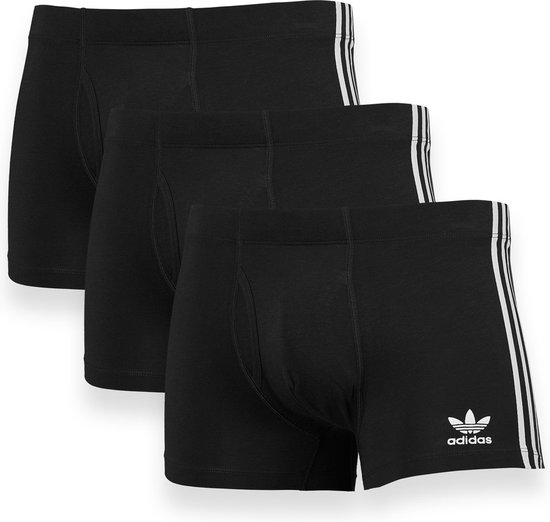 Adidas Originals TRUNK (3PK) Heren Onderbroek - zwart - Maat S